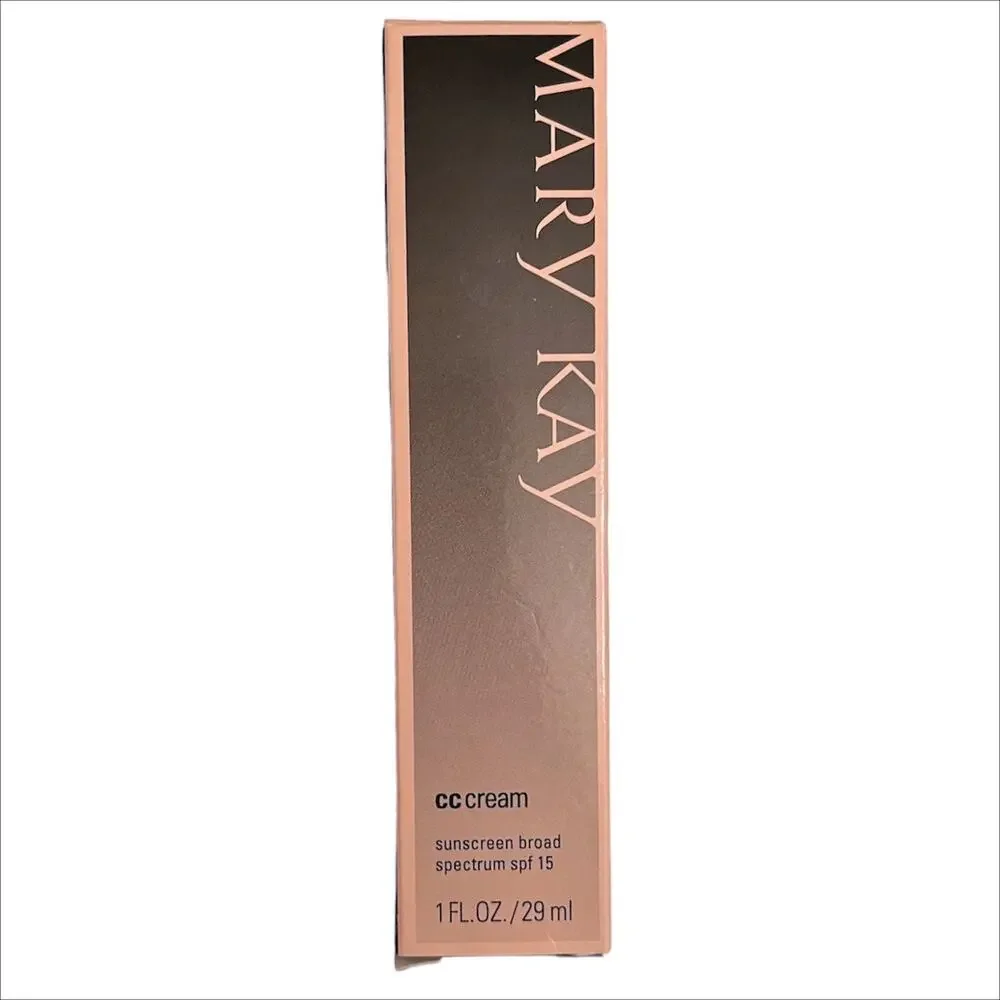 Mary Kay CC Cream Foundation Sunscreen Broad Spectrum SPF 15 Very Deep Expired